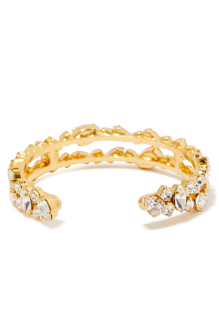 Gabriella Crystal Bracelet, 18k Gold-Plated Brass & Swarovski Crystal